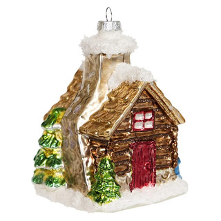 Елочное украшение 'Избушка' стекло, Holiday Classics 2