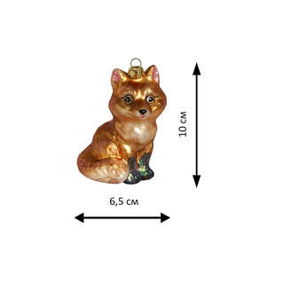 Елочное украшение 'Лисичка' стекло, Holiday Classics 2