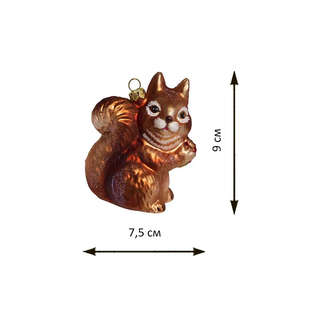 Елочное украшение 'Бельчонок' стекло, Holiday Classics 2