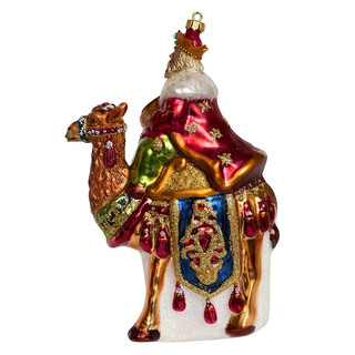 Елочное украшение 'Волхв с дарами на верблюде' стекло, Holiday Classics 3