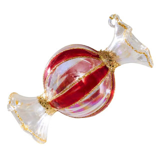 Елочное украшение 'Карамель 'Малиновый фреш' стекло, Holiday ...