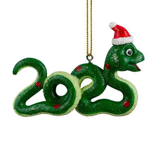 Елочная игрушка 'Змея 2025' 9 см, ErichKrause Decor (символ года) 1