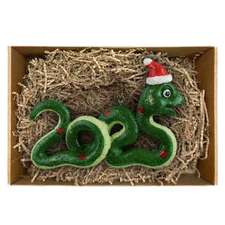 Елочная игрушка 'Змея 2025' 9 см, ErichKrause Decor (символ года) 4