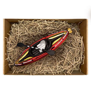 Елочная игрушка 'Каяк' 14 см, стекло, ErichKrause Decor 4