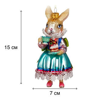 Елочная игрушка 'Сказочная зайчиха' 15 см, ErichKrause Decor 2
