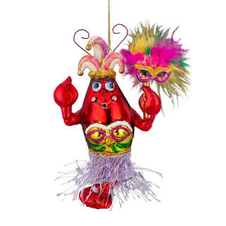 Елочная игрушка 'Лобстер на карнавале' 15 см, ErichKrause Decor