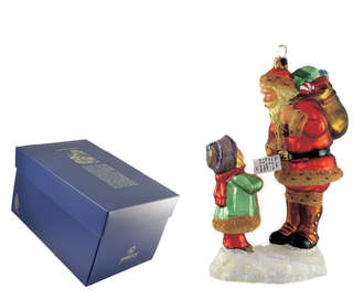 Елочная игрушка «Дорогой, Санта!...», стекло, Komozja 2