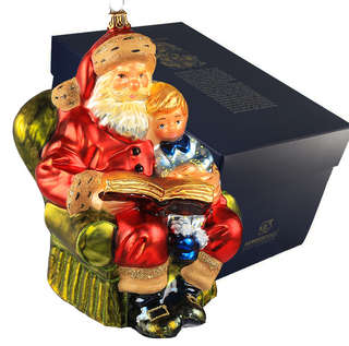 Елочная игрушка «Сказка на ночь», стекло, Komozja 2