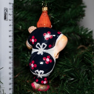 Елочная игрушка 'Фрекен Бок', стекло, Komozja 2