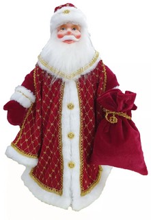 Игрушка под елку Дед Мороз Царский, 50 см, красный, Батик
