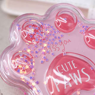 Расческа 'Большая кошачья лапа' розовая 3