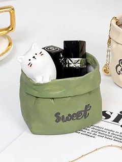 Подставка для канцелярских принадлежностей / Кашпо 'Sweet cat' 2