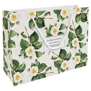 Пакет подарочный Be Smart Flora, 36х26 см, белый