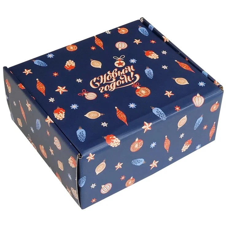 Коробка подарочная Be Smart Nostalgia, 23х26х12 см, синяя
