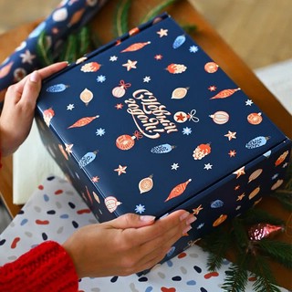 Коробка подарочная Be Smart Nostalgia, 23х26х12 см, синяя 2