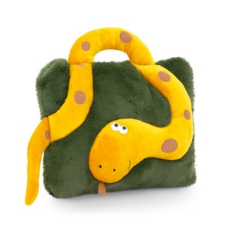 Подушка Змея Атилла зеленая, 35 см, Символ года 2025, Orange ...