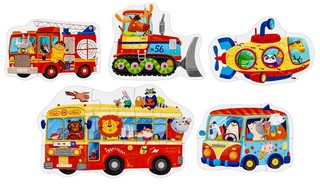 IQ Пазл Напольный Машинки (Cars) 3+ 3