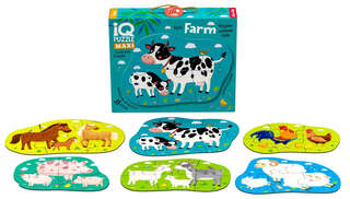 IQ Макси Пазлы 'Ферма', 6 пазлов, 33 элемента 2