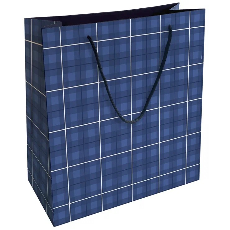 Пакет подарочный Be Smart Gentleman, 32х32 см, синий