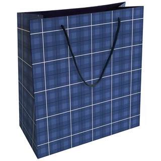 Пакет подарочный Be Smart Gentleman, 32х32 см, синий