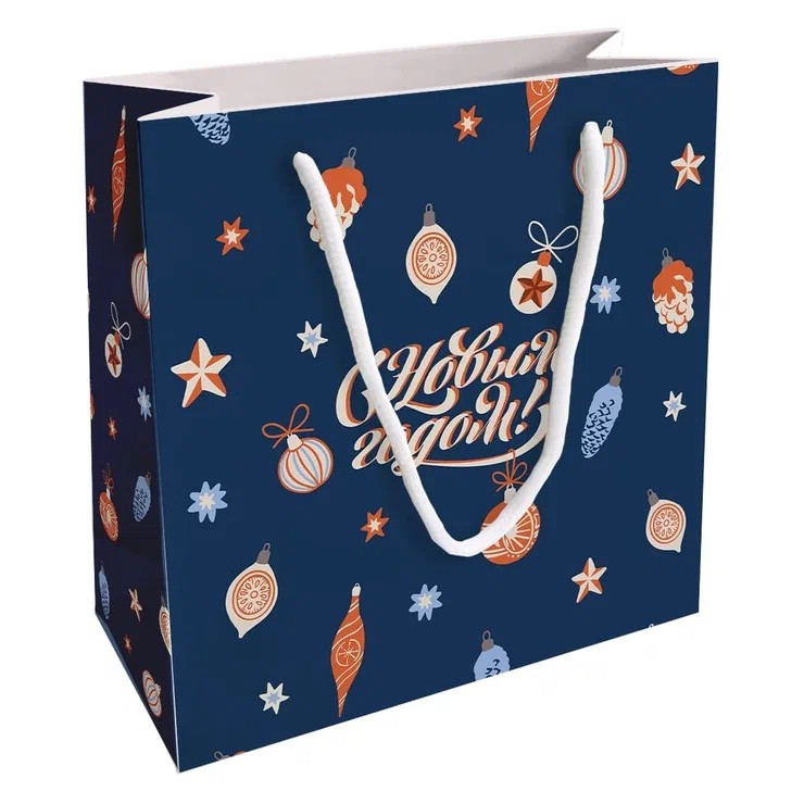 Пакет подарочный Be Smart Nostalgia, 20х20 см