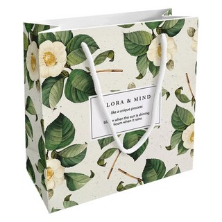 Пакет подарочный Be Smart Flora, 20х20 см, белый