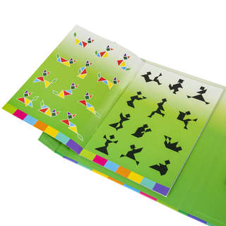 Головоломка деревянная 'Танграм' на магнитах, с примерами, Brauberg Kids 4