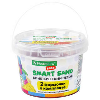 Песок для лепки кинетический Smart Sand, красный, 500 г, 2 фо...