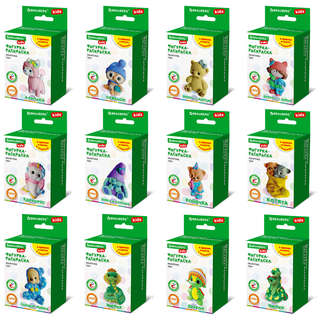 Фигурка из гипса с красками и кистью для росписи, ассорти, Br...