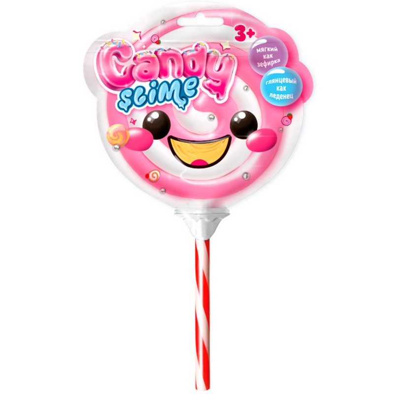 Лизун Candy Slime желтый CS024
