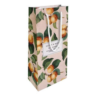 Пакет под бутылку Be Smart Flora (персики), 15 x 32 см
