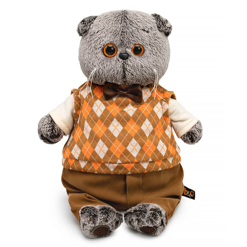 Басик в трикотажном жилете, 22 см, Budi Basa