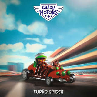 Машинка Djeco «Турбо Паук» серии Crazy Motors 2