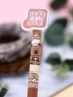 Набор ручек 'Gourmet capybara' 4 шт. 3