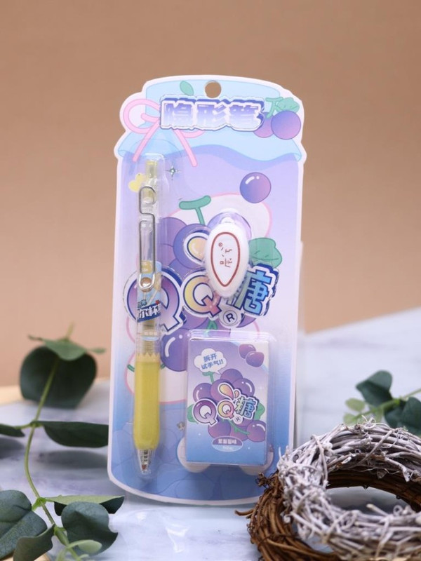 Светящаяся ручка с невидимыми чернилами 'Lucky candy', фиолетовый