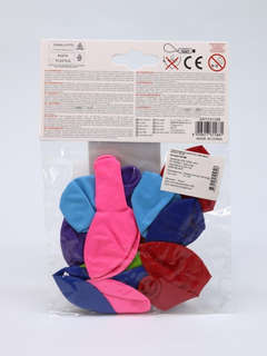 Набор воздушных шаров 10 шт. 'Matt vibrant balloons', (25 см) 3