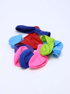 Набор воздушных шаров 10 шт. 'Matt vibrant balloons', (25 см) 4