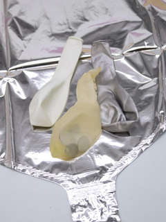 Набор воздушных шаров 25 шт. 'Air heart', silver 2