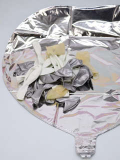 Набор воздушных шаров 25 шт. 'Air heart', silver 7