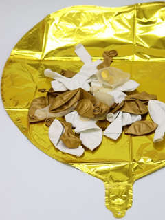 Набор воздушных шаров 28 шт. 'Air heart', золотой 5