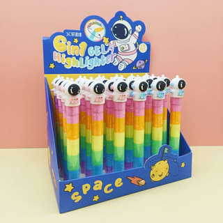 Разноцветные мелки 'Happy astronaut', 6в1, rainbow, ассорти. ...