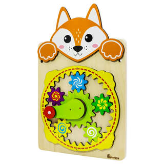 Настенная бизидоска Alatoys Лисичка, вращающийся круг 2