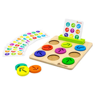 Набор развивающий 'Стрелочки' дерево, Alatoys 3