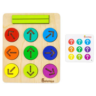 Набор развивающий 'Стрелочки' дерево, Alatoys 4