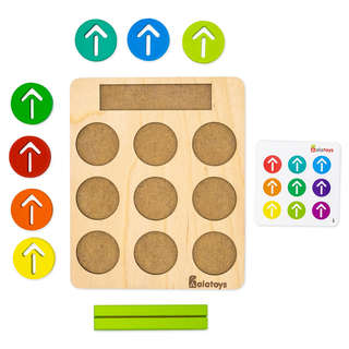 Набор развивающий 'Стрелочки' дерево, Alatoys 5