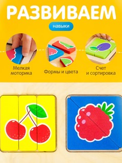 Сортер Фрукты, дерево, Alatoys 4