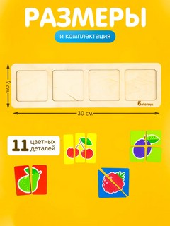 Сортер Фрукты, дерево, Alatoys 6