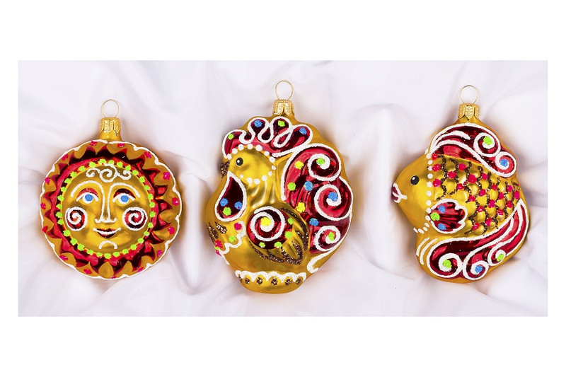 Набор 'Пряничный-3', стекло, артикул С 2306