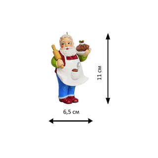 Кондитер с праздничным кексом, полирезин, Holiday Classics 2