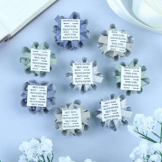 Бант-звезда №3,5, с блестками, микс. Цена за 1 шт. 2